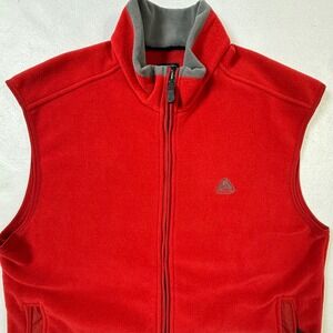 Nike ACG‎ Red Fleece Vest Thermal Layer Men's Large